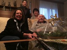 Thomas Weinbörmair mit Herr Dr. Albert K. aus Graz und seiner Personenbetreuerin, Frau Elena Maria C. aus Rumänien sowie unserer Gebietsleiterin für die Steiermark, Frau Mag. Susanne Jagsch
